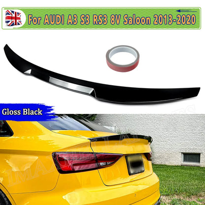 Saloon Sline Spoiler For Audi A3 S3 2013-2020