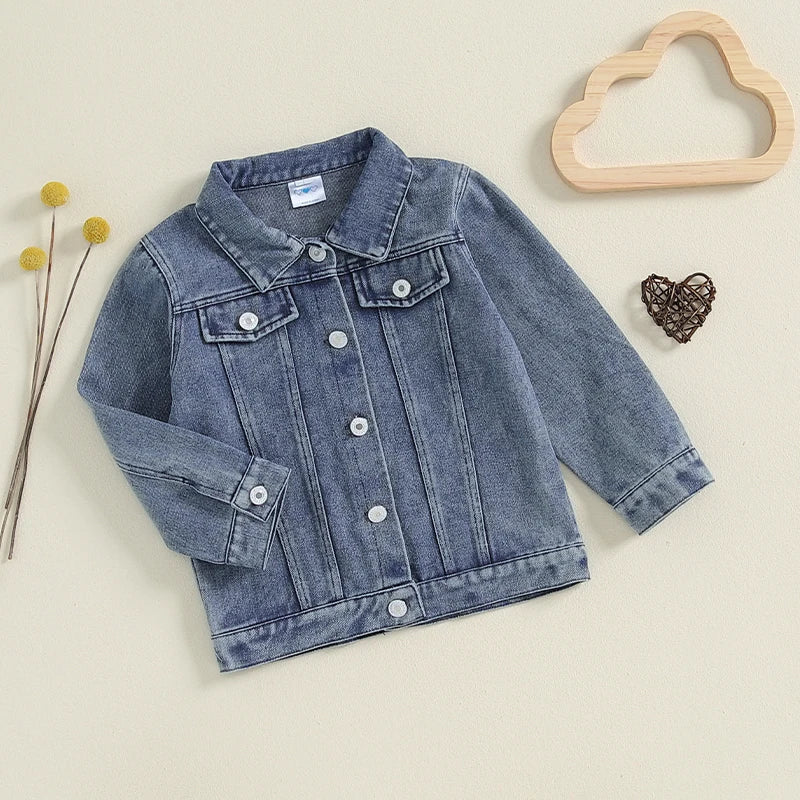 Big Sister Stitched Jean Jacket 18M-5T
