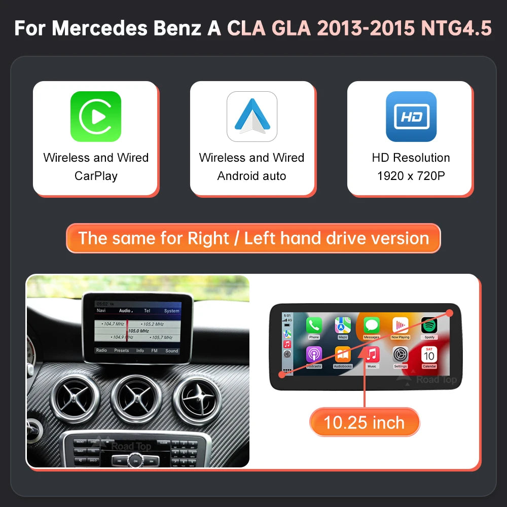 Android CarPlay Mercedes Benz CLA 2013-2015