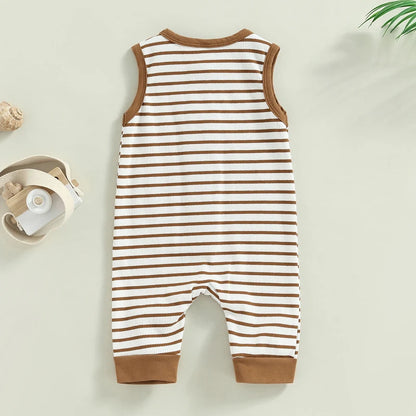 1Pc Striped Onesie 0-18m