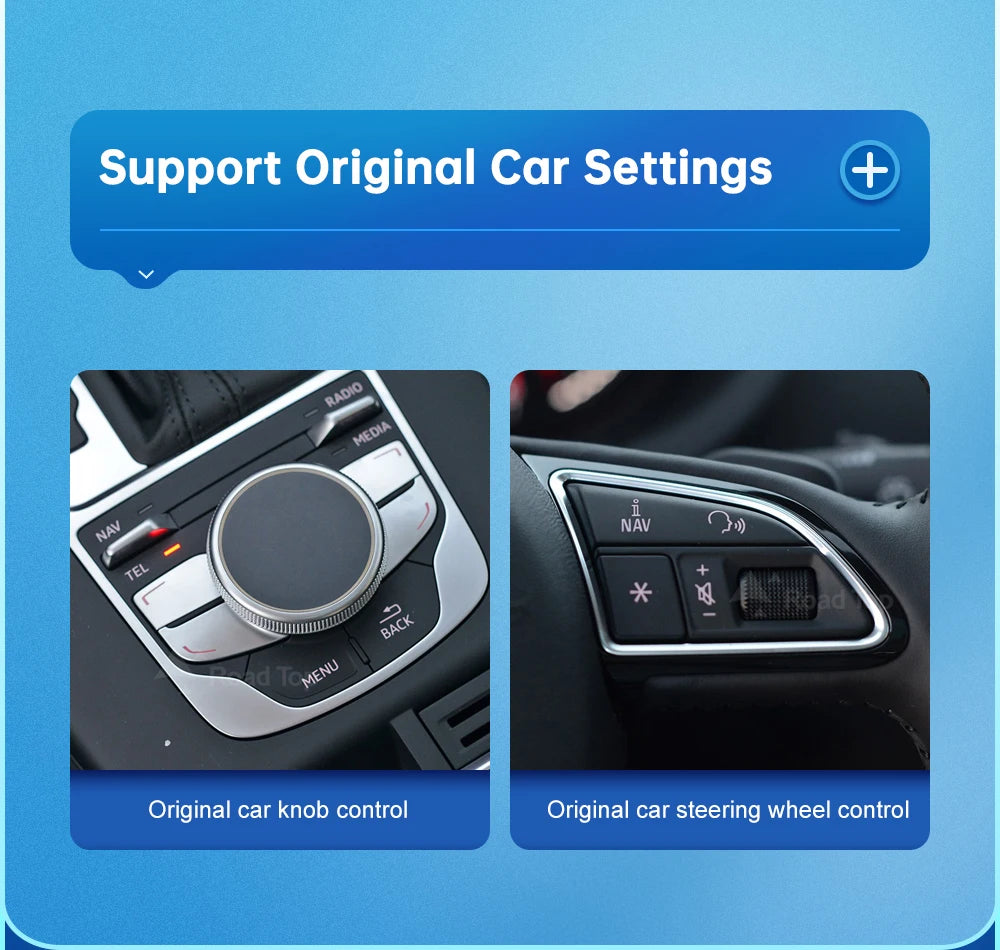 Carplay Wireless Android Auto interface For Audi A3 S3 2013-2018