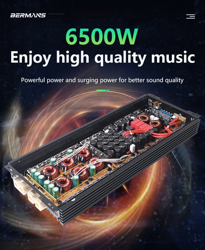 Competition grade 6500W mono car audio amplifier
