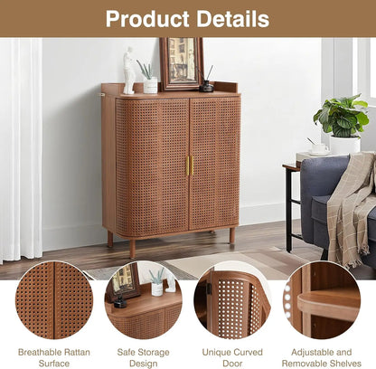 5 Tier Wooden Shoe Cabinet