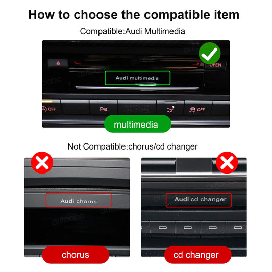 CarPlay Android Auto Interface Adapter For Audi A4 B8 A5 Q5 2009-2016