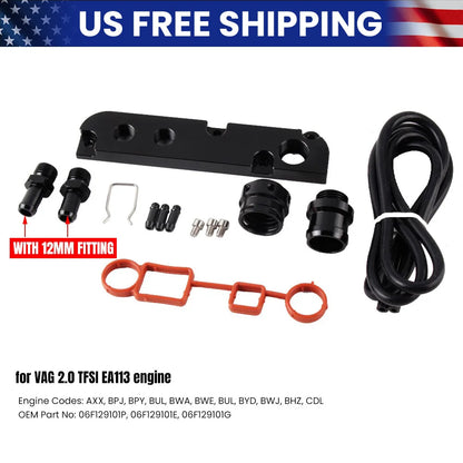 PCV Adapter Set for vw audi SEAT SKODA 2.0 TFSI ea113 gen 1 2