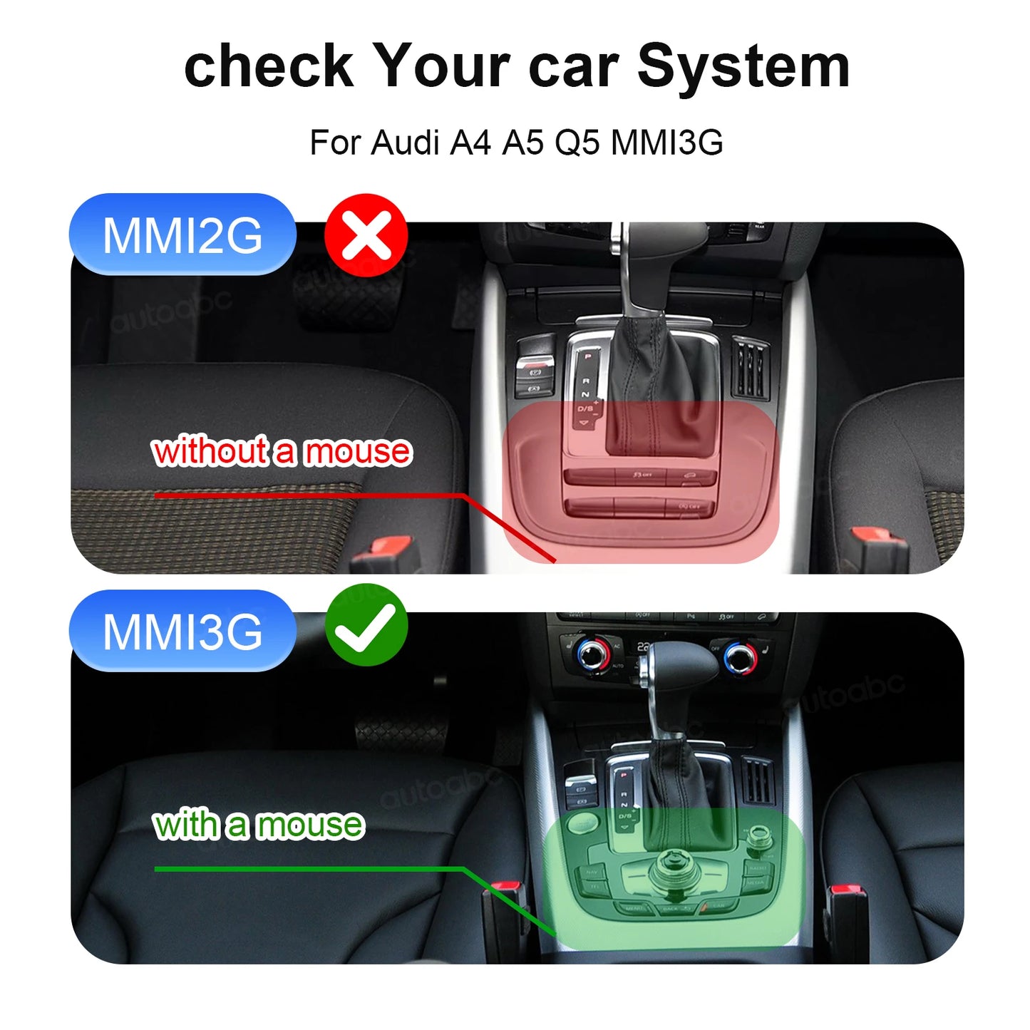 CarPlay Android Auto Interface Adapter For Audi A4 B8 A5 Q5 2009-2016