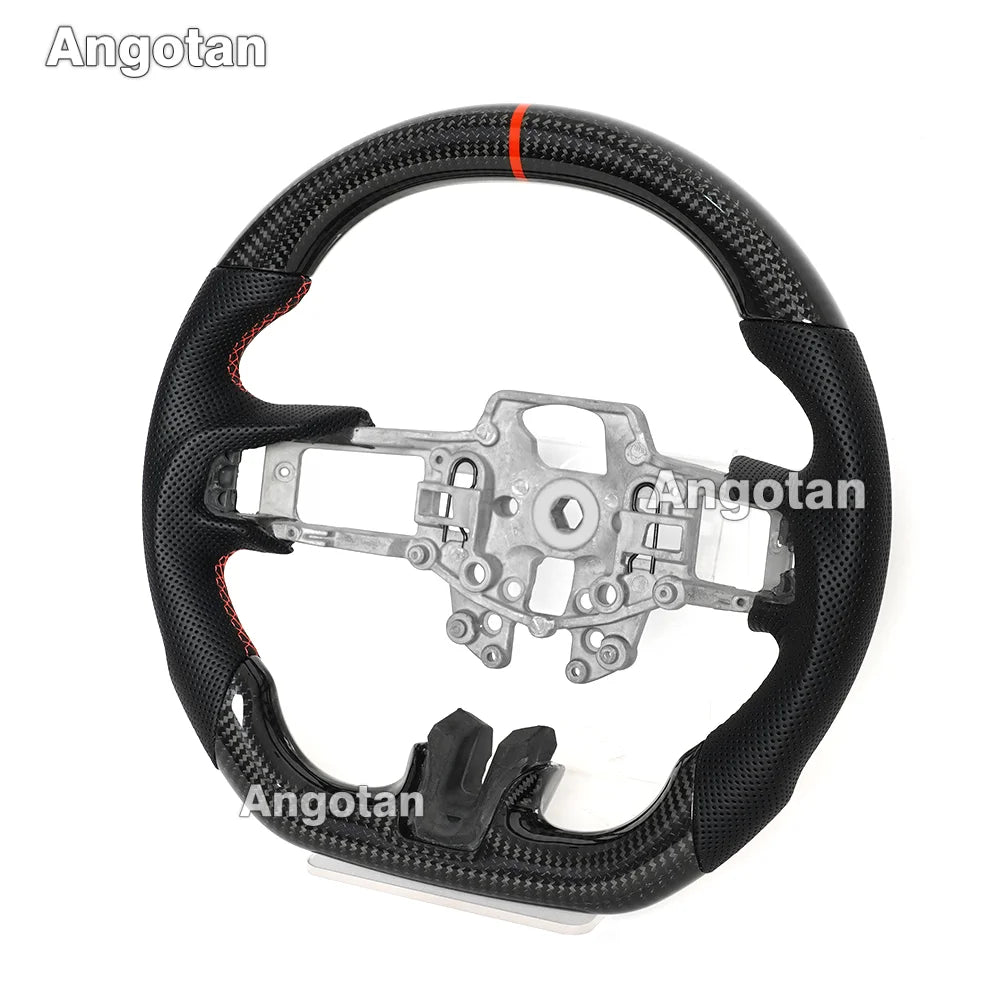 LED Carbon Fiber Steering Wheel for Ford Mustang 2015-2023