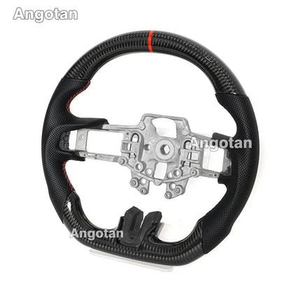 LED Carbon Fiber Steering Wheel for Ford Mustang 2015-2023