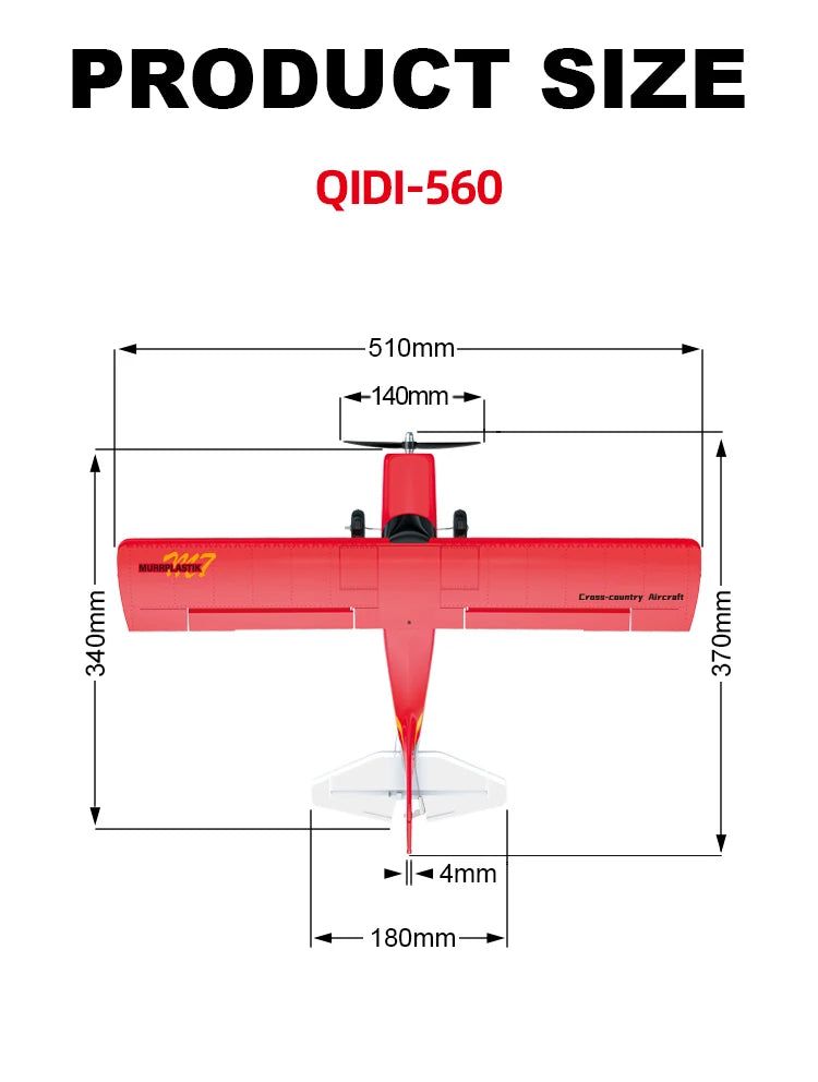 Qidi560 RC Plane M7