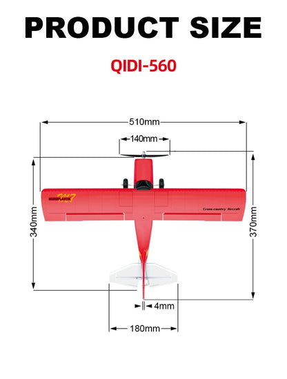 Qidi560 RC Plane M7