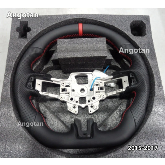LED Carbon Fiber Steering Wheel for Ford Mustang 2015-2023