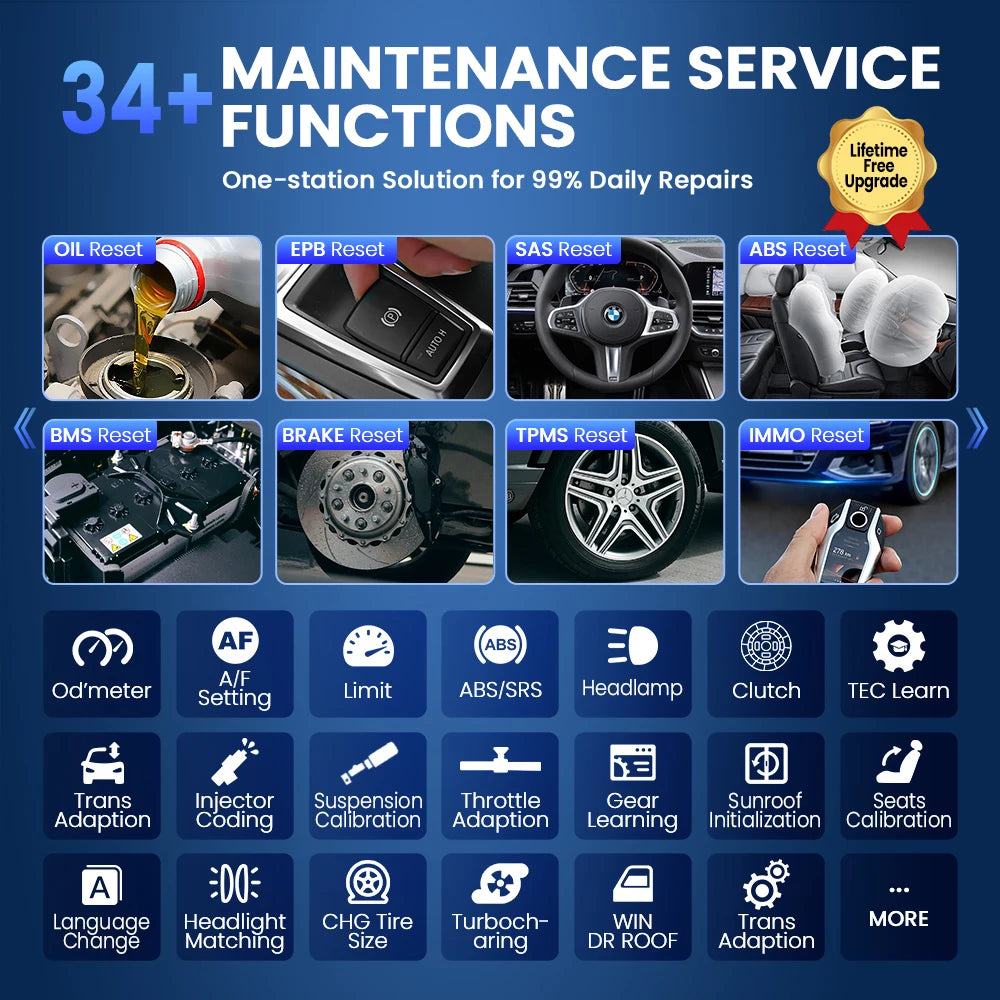 Lifetime Free Update THINKCAR THINKSCAN 689 OBD2 Scanner