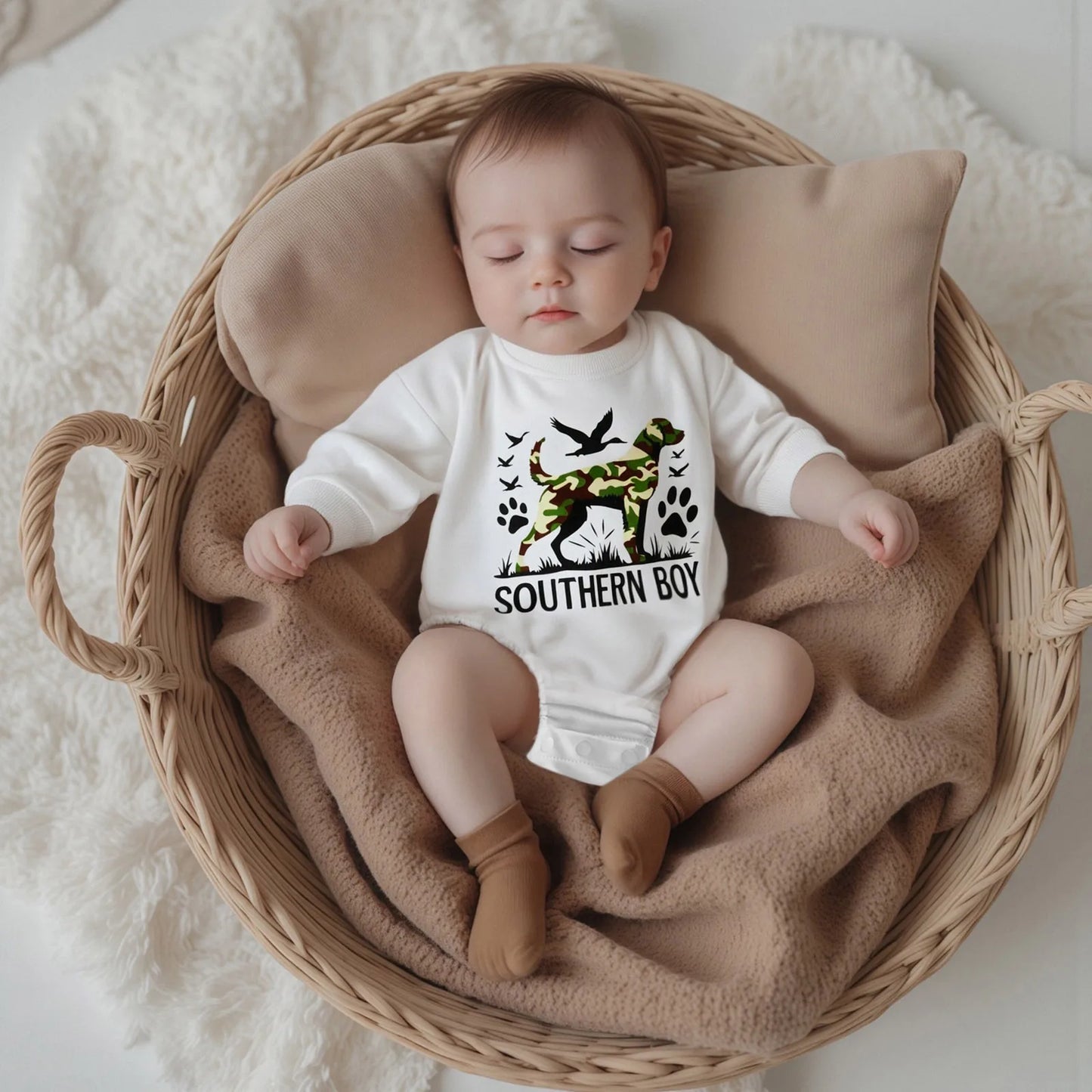 1Pc Southern Boy Onsie 0-18m