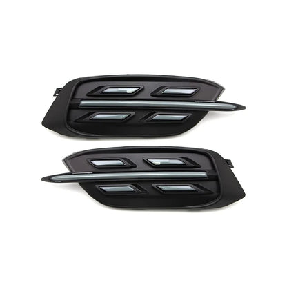 Carbon Fiber Rear Bumper Fog Lights For Honda Civic 10th Gen 2016-2020