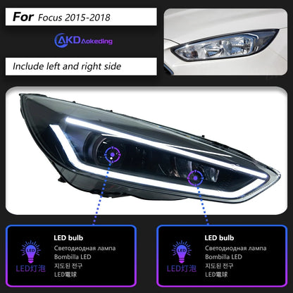 2015-2018 Focus LED Xenon Headlights