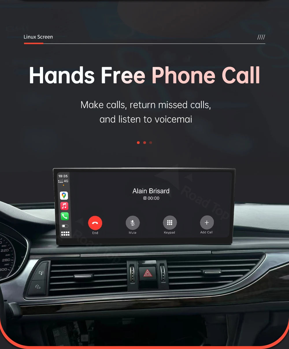 12.3'' Linux Multimedia Display For Audi A6 A7 2011-2018