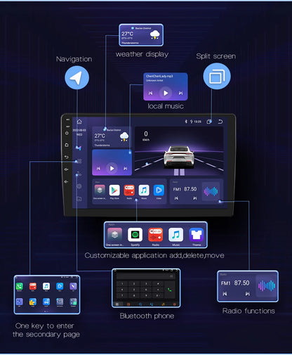 CarPlay Android Auto radio For Audi TT MK2 8J 2006-2014