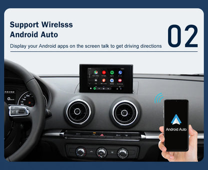 8” Wireless CarPlay Android Auto Interface for Audi A3 2013-2018