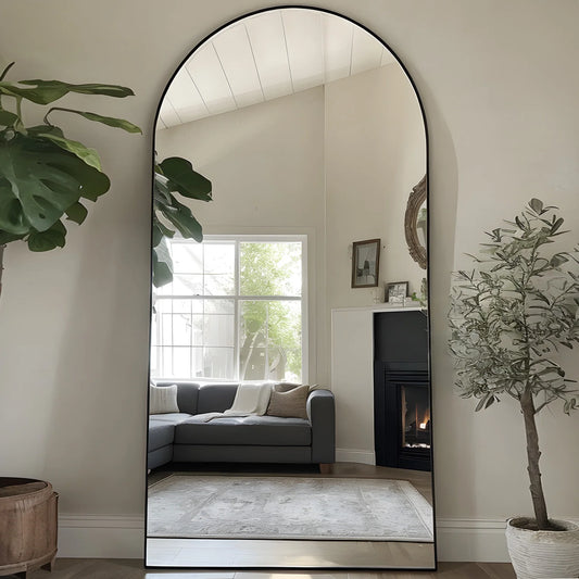 76"x34" Arch Floor Mirror