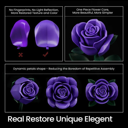 Roses Bouquet Building Set