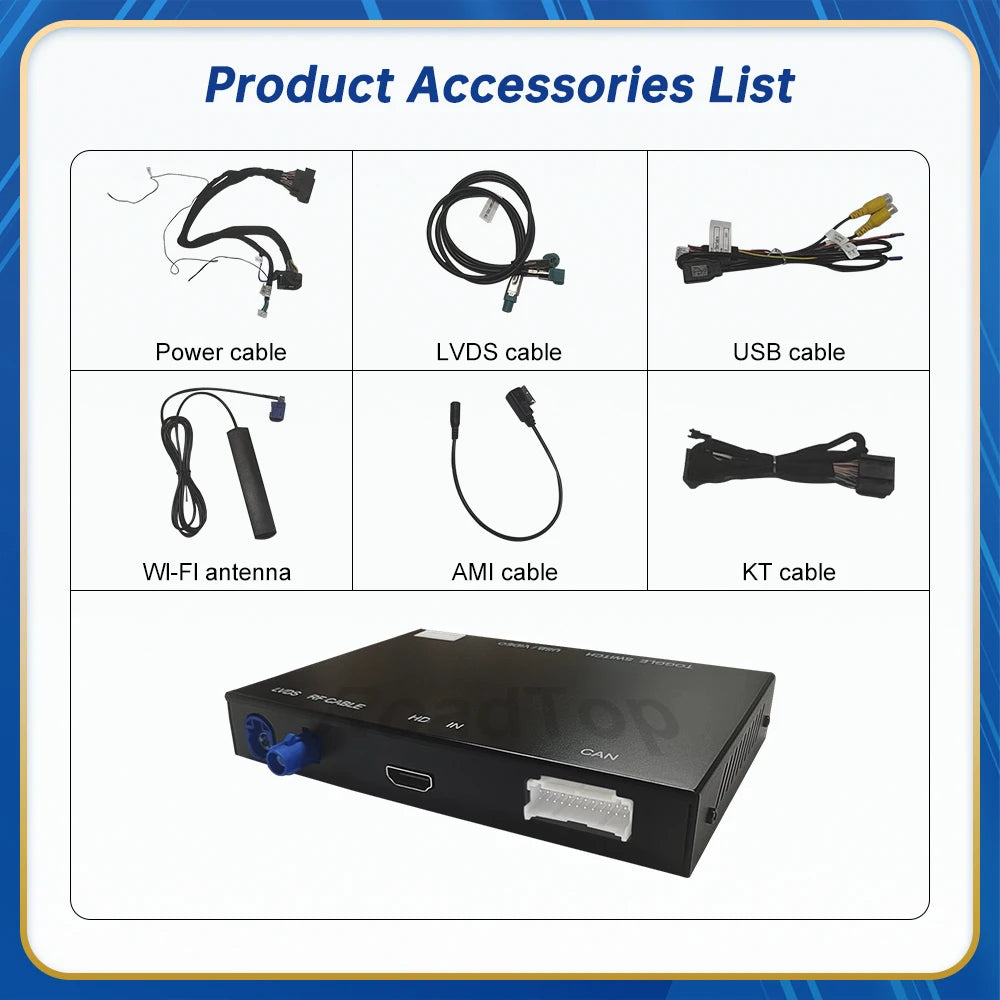 Carplay Wireless Android Auto interface For Audi A3 S3 2013-2018