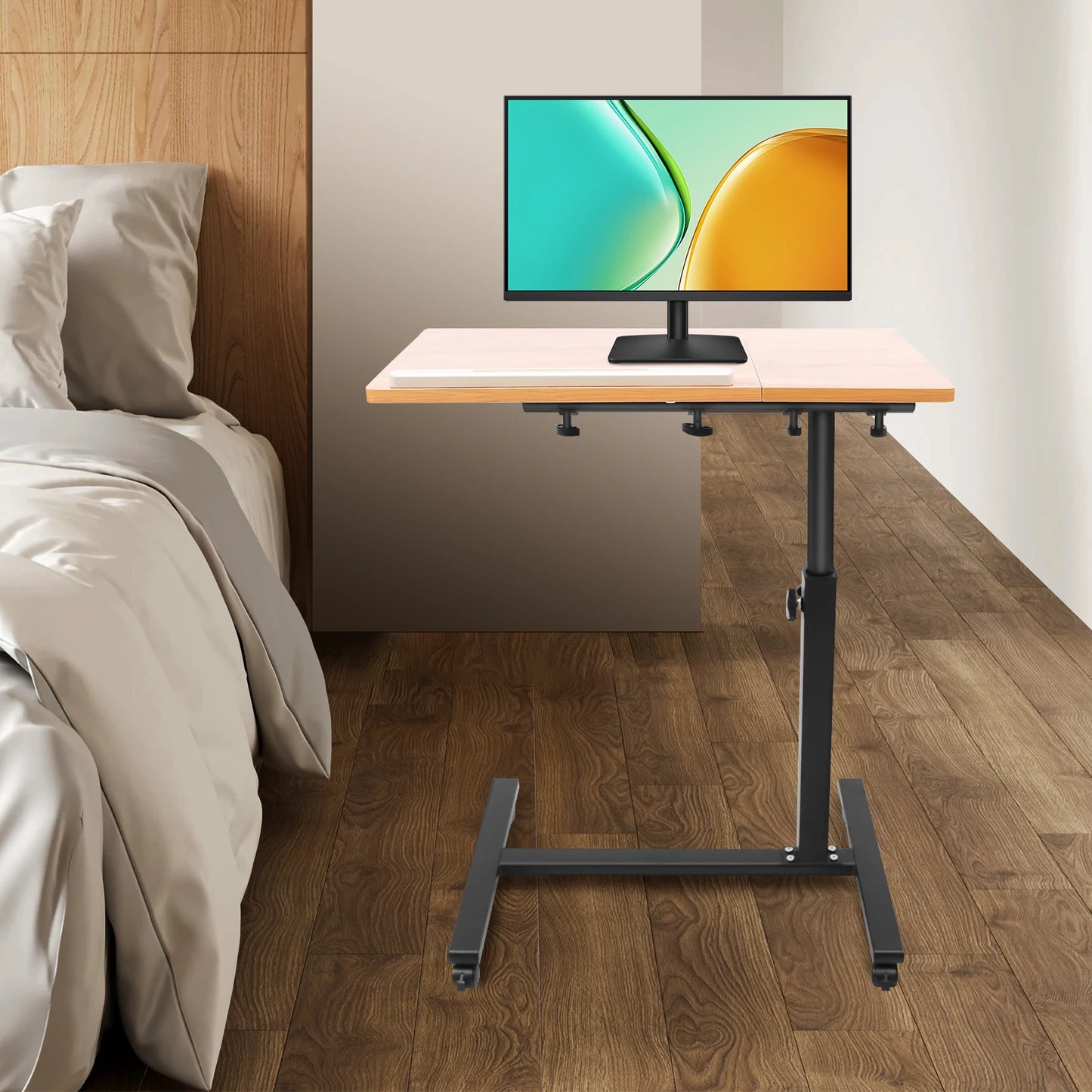 360° Height Adjustable Laptop Desk On Wheels