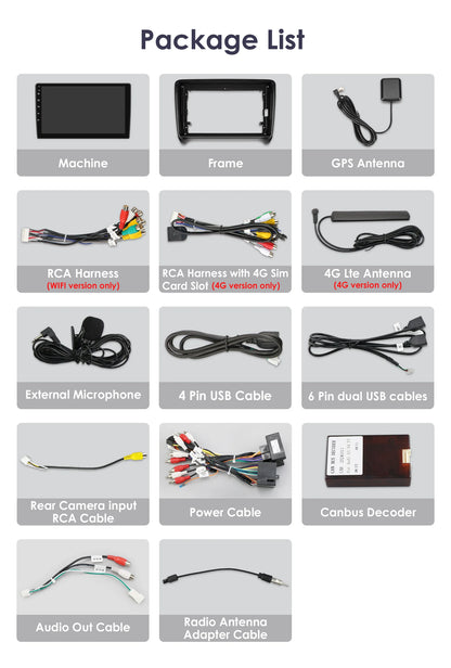 CarPlay Android Auto radio For Audi TT MK2 8J 2006-2014