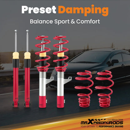 Suspension Coil Spring Kit For VW 2003-2013