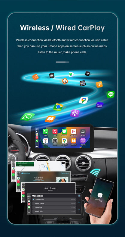 12.3 inch Ultra-thin Screen for Mercedes-Benz 2015-2018