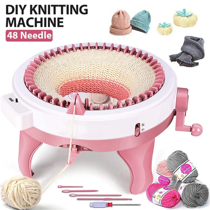 Crochet Machine w/ 48 Needles & Row Counter