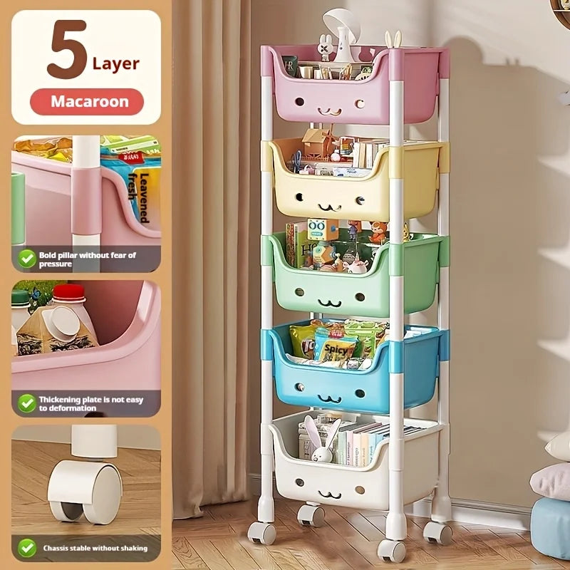Multi-Tier Rolling Storage Cart