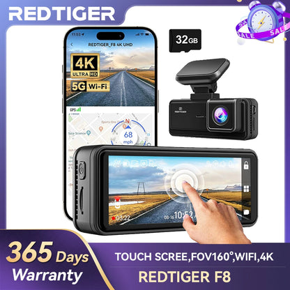 REDTIGER Dash Cam HD 4K