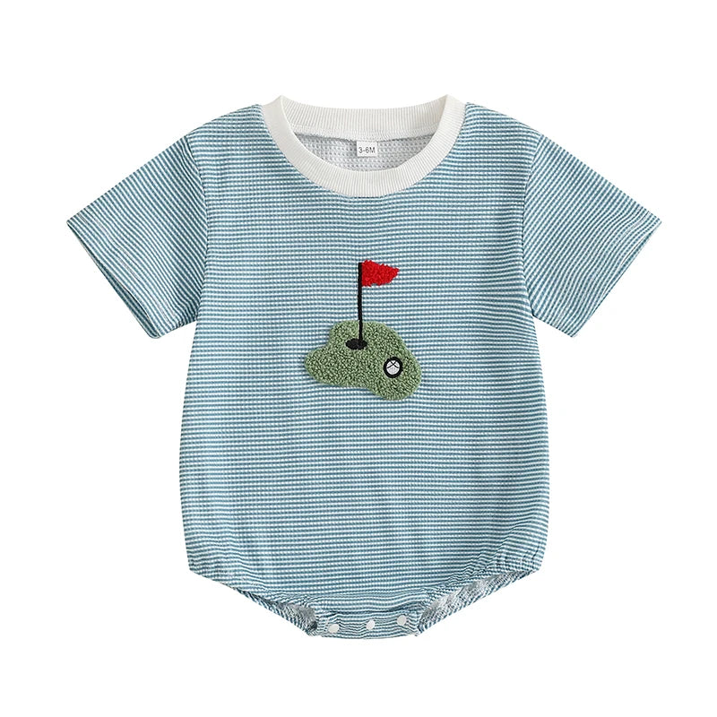 1Pc Golf Course Green Onesie