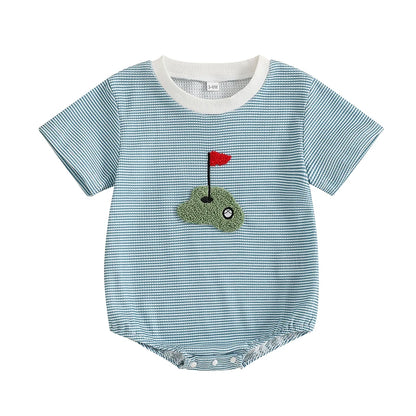 1Pc Golf Course Green Onesie