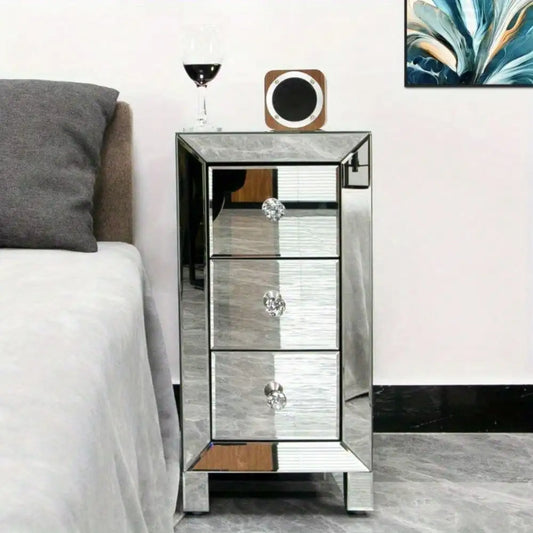 Mirrored Nightstand