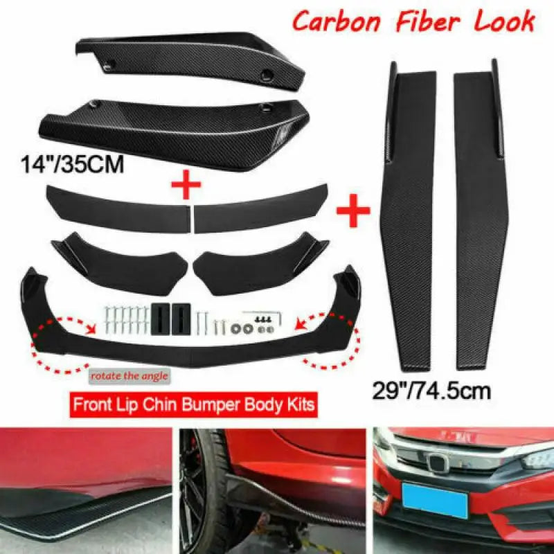 Universal Front Bumper Splitter Lip