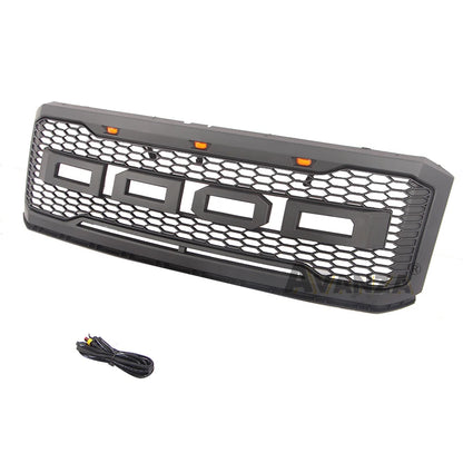 Front Grill With Led Lights Bumper Grille For Ford Expedition 2007-2014