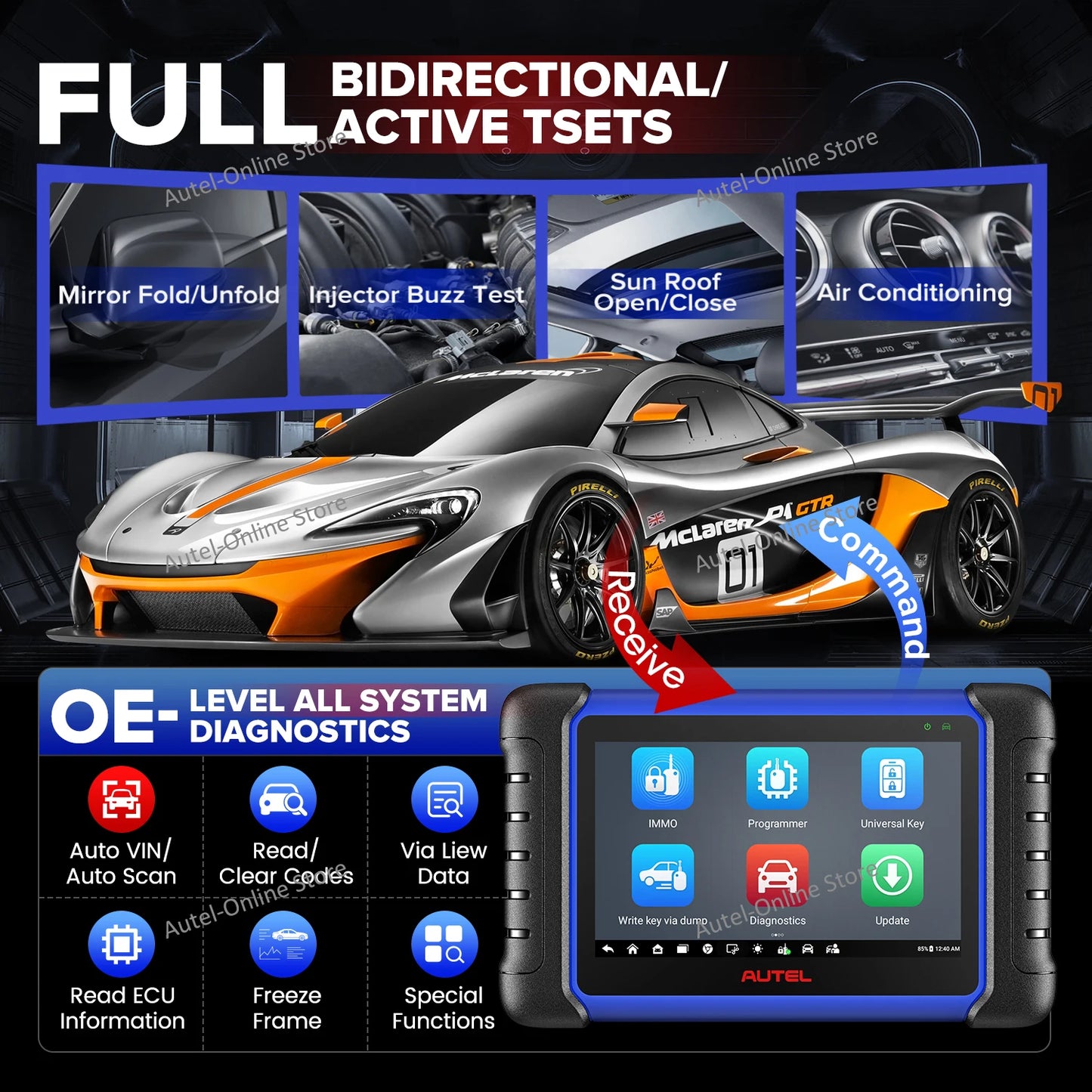 Autel IM508S Key Programmer All-in-one OBD2 Automotive Scanner