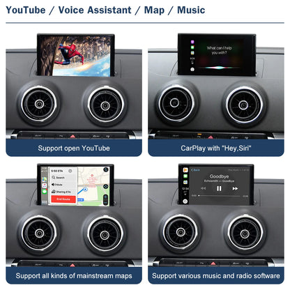 8” Wireless CarPlay Android Auto Interface for Audi A3 2013-2018