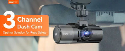 Vantrue N4 4K Dashcam 4K+1080P Front and Rear Dash Camera