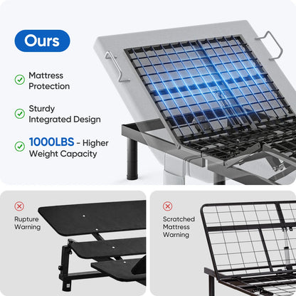 Split King Size Adjustable Bed Base Frame