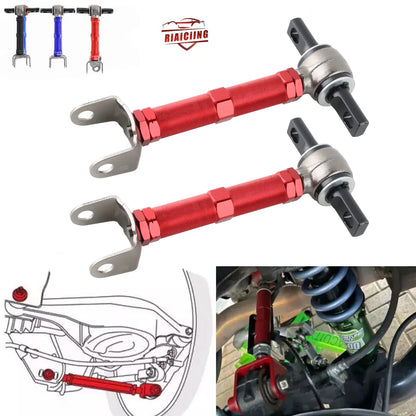 1Pair Alloy Steel Adjustable Rear Control Camber Arms for 01-05 Honda Civic 02-06 Acura RSX