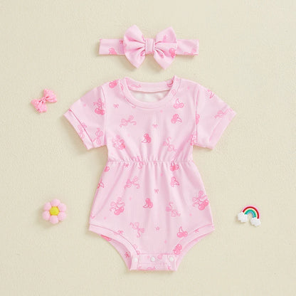 1Pc Fruit/Flower Onesie 3m-18m