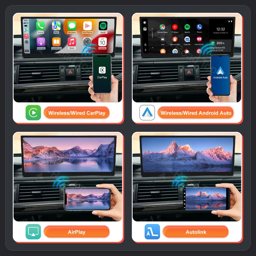 12.3'' Linux Multimedia Display For Audi A6 A7 2011-2018