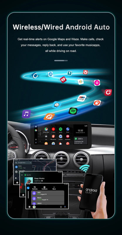 12.3 inch Ultra-thin Screen for Mercedes-Benz 2015-2018