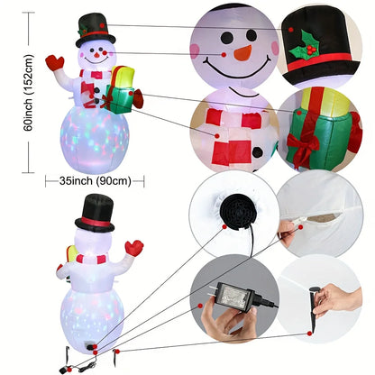 5FT Inflatable Snowman