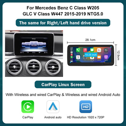 12.3 inch Ultra-thin Screen for Mercedes-Benz 2015-2018