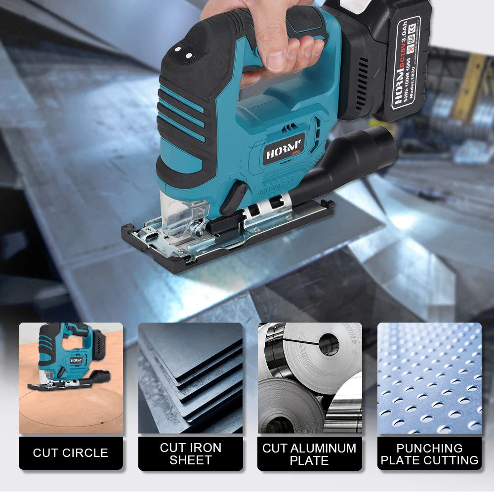 18V Brushless Jigsaw For Makita 18V Battery