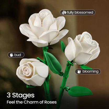 Roses Bouquet Building Set
