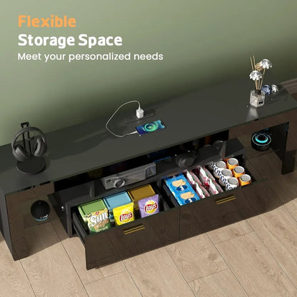 LED TV-Stand with Mount 75 inch